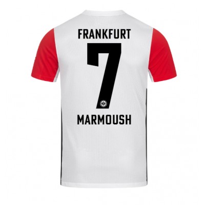 Fotbalové Dres Eintracht Frankfurt Omar Marmoush #7 Domácí 2024-25 Krátký Rukáv Fotbalové Dres Eintracht Frankfurt Omar Marmoush #7 Domácí 2024-25 Krátký Rukáv